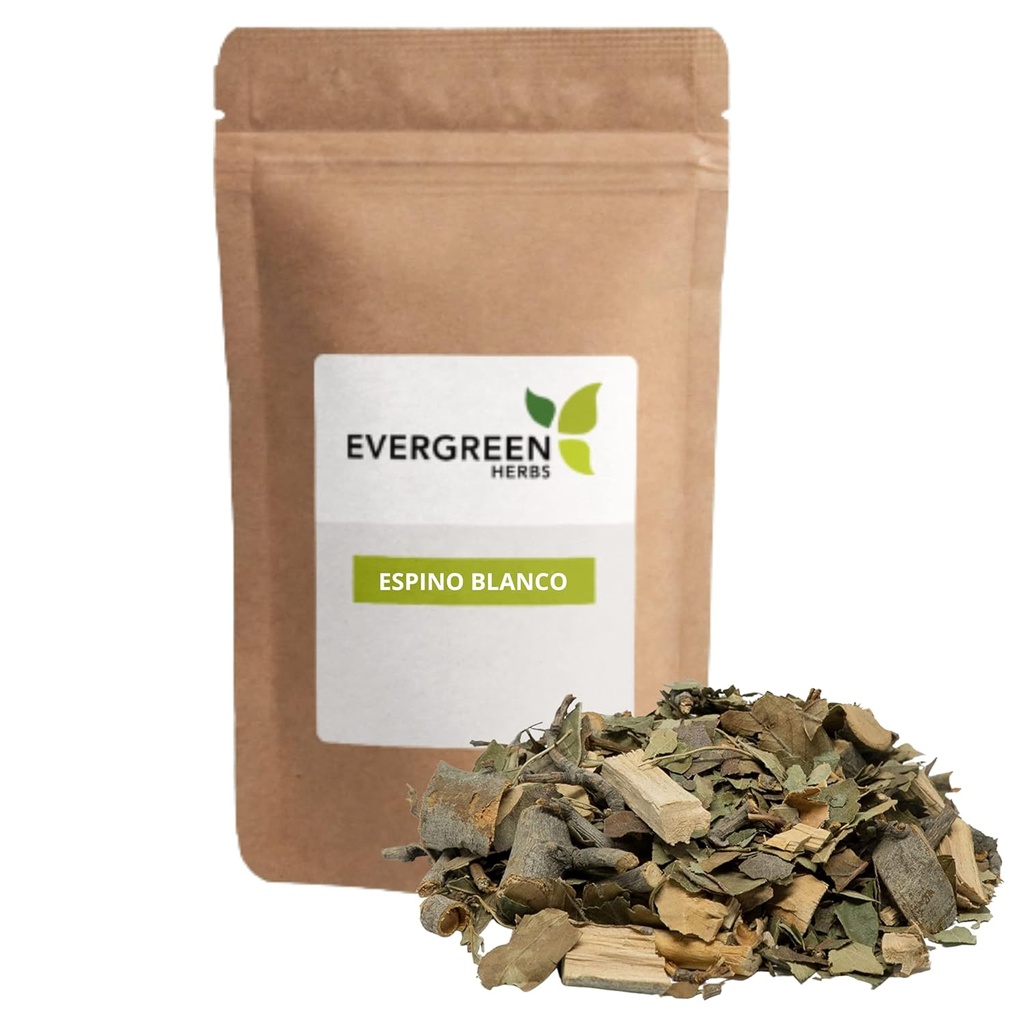Evergreen Kräuter Espino Blanco Herb (White Hawthorn) 8 Unzen. Weißes Hawthorn, Maiblume, May Tree - wiederverschließbare Stehen Sie auf Pouch, um Frische zu gewährleisten!