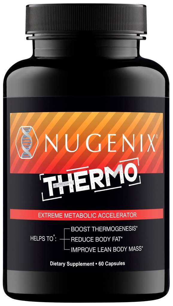 Nugenix Thermo - Thermogenic Fat Burner Ergänzung Pillen für Männer, Extreme Metabolic Accelerator, 60 Zähler