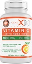 Genex Formeln 1000mg Vitamin C mit Rose HIPS (60 Kapseln) Unterstützt gesundes Immunsystem - Non-GMO, Glutenfrei, Vegan (60 Tage Versorgung)