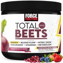Kraftfaktor Total Beets Energy Drink Mix, Superfood-Beet-Root-Pulver mit Nitrate zu erhöhen Energie und Unterstützung Zirkulation, Blutfluss, Stickstoffoxyd und Stamina, Herzgesundheitsergänzung, 30 Portionen