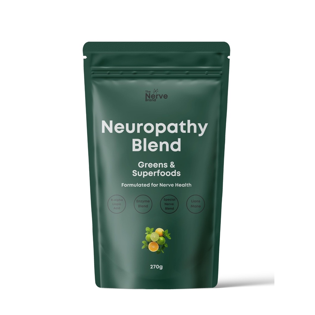 La Neuropathie Nerve de marque Superfood Blend Greens Poudre pour la neuropathie périphérique avec 600mg d'acide alpha lipoïque R