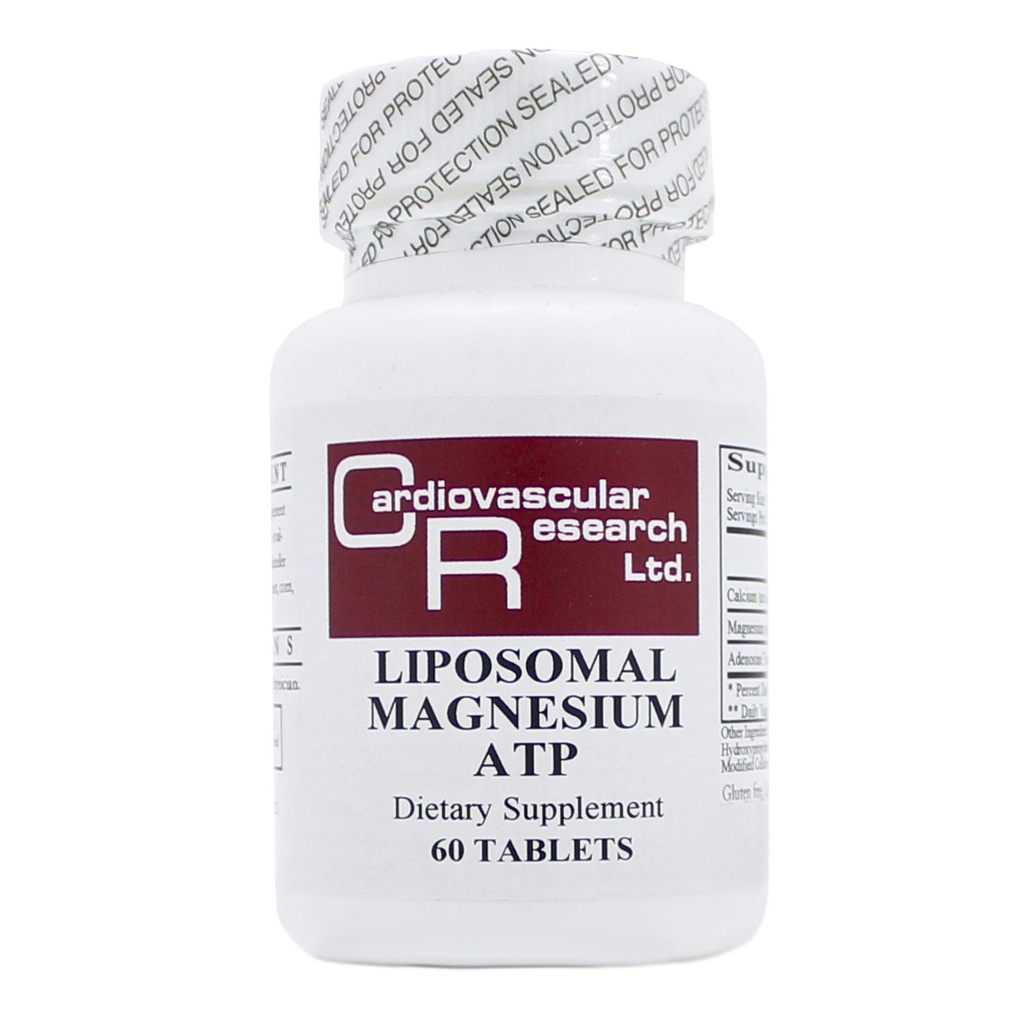 Magnésium liposomique ATP (Mg30mg ATP60mg) 60 comprimés - 3 emballages - Formules écologiques/Recherche cardiovasculaire