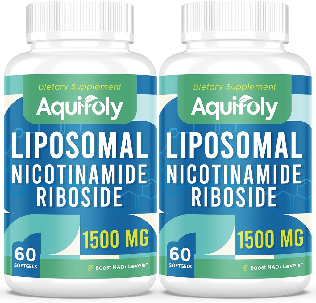 Liposomal Nicotinamid Riboside Supplement 2000 mg mit TMG und Pterostilbene für maximale Absorption, Superior zu NAD, Boosting NAD+, Cellular Energy und Age Defense, 120 Softgels
