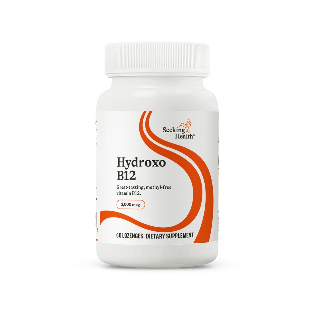 Suche Gesundheit Hydroxo B12 - Vitamin B-Ergänzung für Energieunterstützung - Ergänzung mit Folat zur Unterstützung von Methylierung & Homocystein Ebenen - 2000 mcg, 60 Lozenges