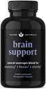 Brain Support Supplement - Natürliche Gedächtnis- und Fokusergänzung mit Lion’s Mane, Ginkgo Biloba, Bacopa Monnieri & Ashwagandha Root - Natürliche Nootropics & Brain Booster | 60 Kapseln