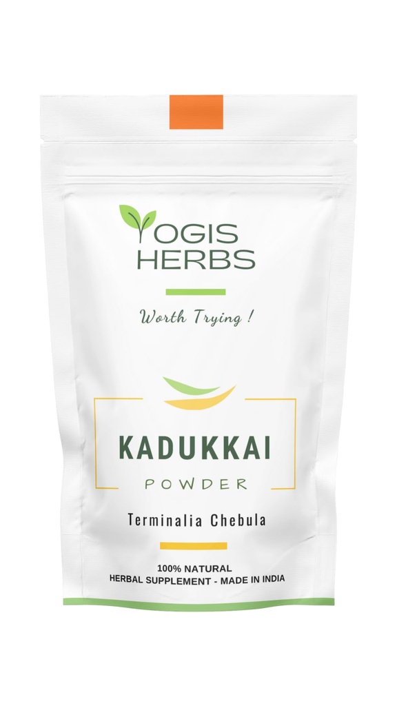YOGIS HERBS Kadukkai Powder (Terminalia Chebula/Haritaki) 1 Lb Fresh & Pure 1 Pound (Pack mit 1)