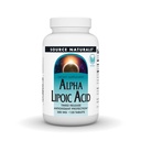 Source Naturals Alpha Acide lipoïque, Protection antioxydante libérée dans le temps* - 120 comprimés de libération dans le temps