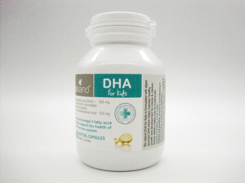Bio Island DHA Kids 60 Capsules