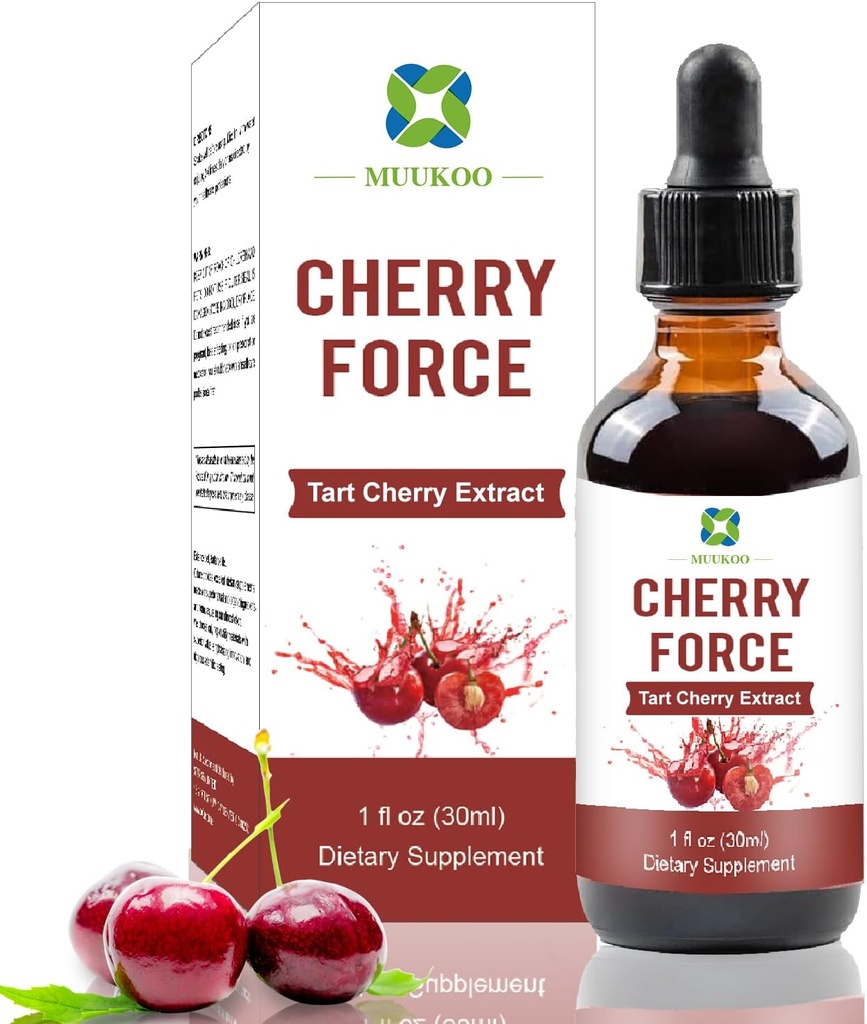 Cherry Force Supplement Tart Cherry Extract Rich in Phytonutrients Natur Tart Cherry Vollständig absorbiert Tart Kirschsaft Konzentrat