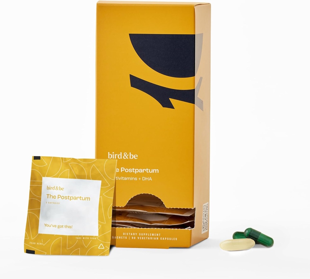 Das Postpartum - Vitamine zu Kraftstoff Ihr Vierter Trimester - Formuliert von Ärzten mit Nährstoffen zur Unterstützung von Hormonen und Erholung - DHA (Omega-3), Eisen, Choline, B12-30-Tag Versorgung
