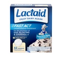 Lactaid Fast Act Lactose Intolerance Relief Chewables mit Natural Lactase Enzyme zu verhindern Gas, Bloating & Durchfall Aufgrund Lactose Empfindlichkeit, On-The-Go, Vanilla Twist Flavor, 32 x 1 ct
