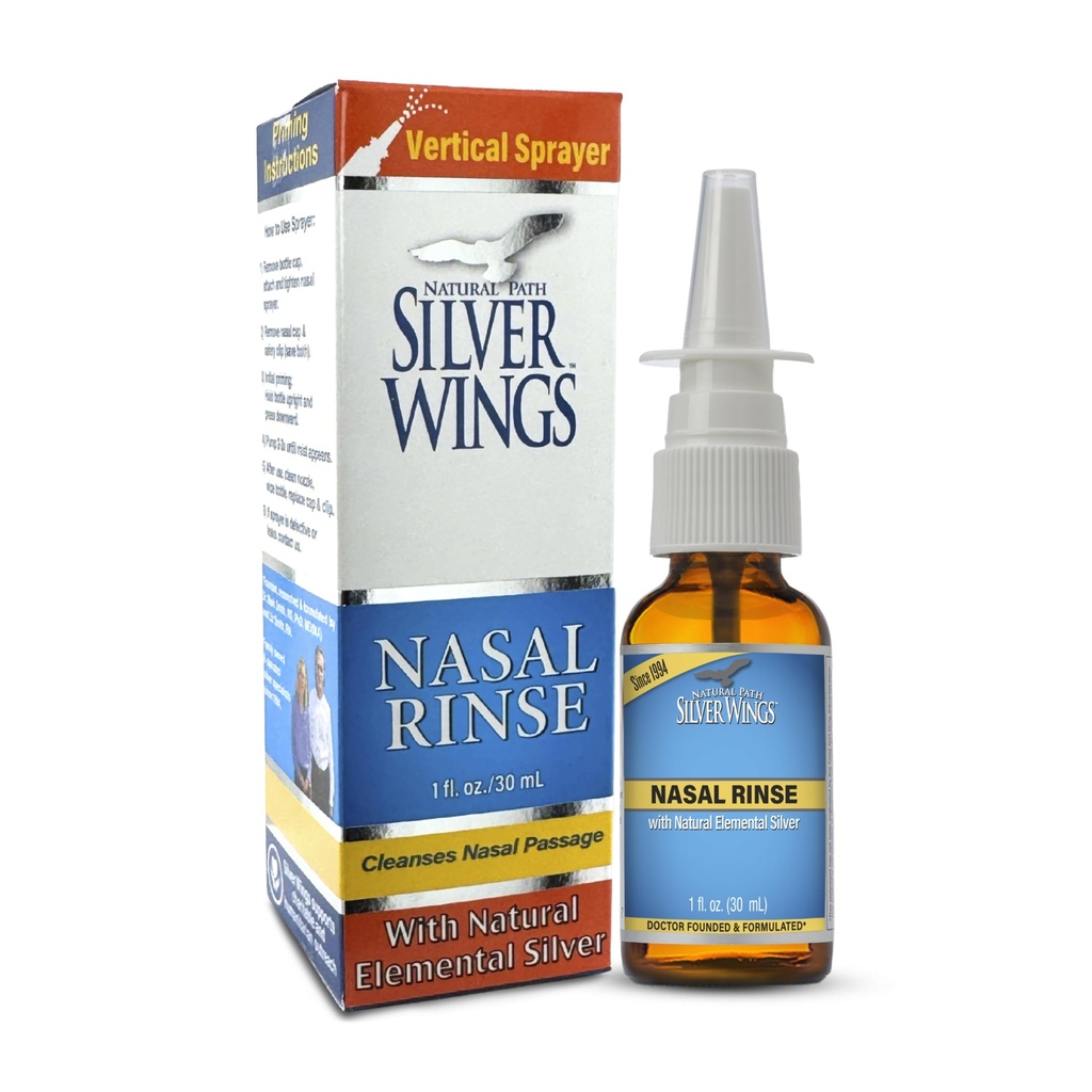Path naturel Silver Wings Sinus Relief Natural Silver Nasal Spray - 50ppm - 1oz