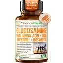 Glucosaminsulfat mit Hyaluronsäure, Boswellia, Black Pepper & MSM Supplement – 5-in-1 Joint Supplements für Männer und Frauen – Joint Health, Mobility & Bone Strength – FSA Eligible 60 Caps