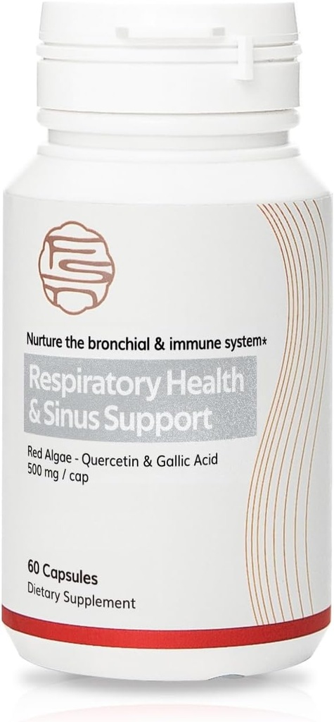 FRUSIRNAG Respiration Health & Sinus Support avec extrait d'algue rouge pour le soulagement du sinus - 60 capsules