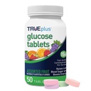 TRUEplus® Glucose Tablets, sortierte Flavor (Grape, Himbeer, Orange) - 50ct Flasche (1)