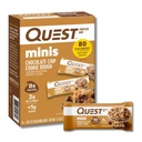 Quest Nutrition Mini Chocolate Chip Cookie Dough Protein Bars, 8g Protein, 1g Zucker, 2g Net Carbs, Glutenfrei, 14 Count