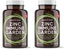 Zinkergänzung für Immununterstützung und reproduktive Gesundheit - Chelat Zink, Echinacea, Vitamin C - Immun-Booster für Erwachsene & Kinder - Hohe Absorption 60 Kapseln für Männer & Frauen - Non-GMO, Vegetarisch
