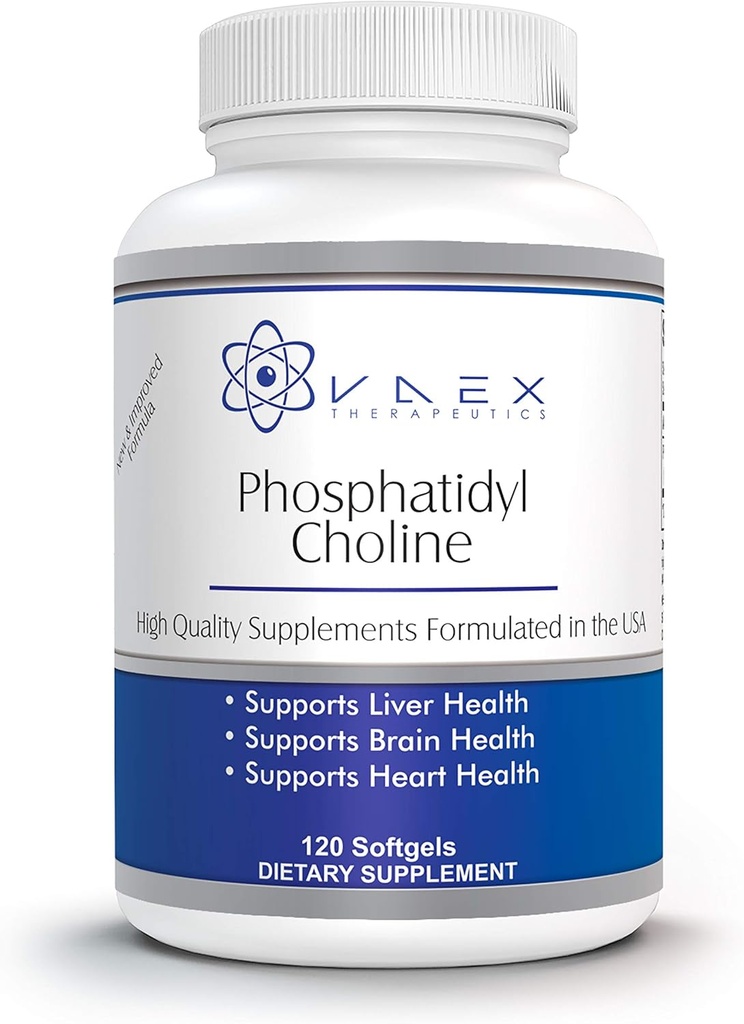 Phosphatidylcholin PC 120 Softgels für Leber- und Hirnunterstützung (120)