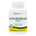 NaturesPlus Ultra Bromelain - 60 Tabletten - 1500 mg Ananas Bromelain - Bietet Gelenkunterstützung und fördert Verdauungsgesundheit - 60 Servierungen