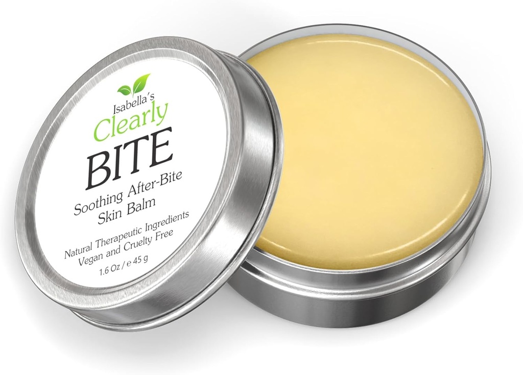 Isabella's clairement BITE apaisant après la morsure anti démangeaisons Baume de soulagement rapide des piqûres d'insectes Oint naturel avec Aloe Vera, menthe poivrée, calendula
