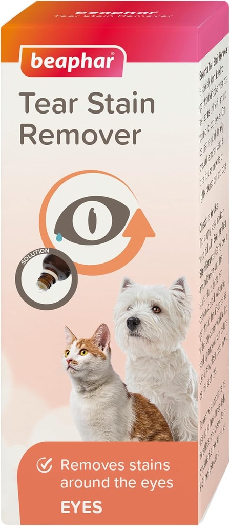 Sherleys Tear Stain Remover 50ml für Katzen & Hunde von Melian