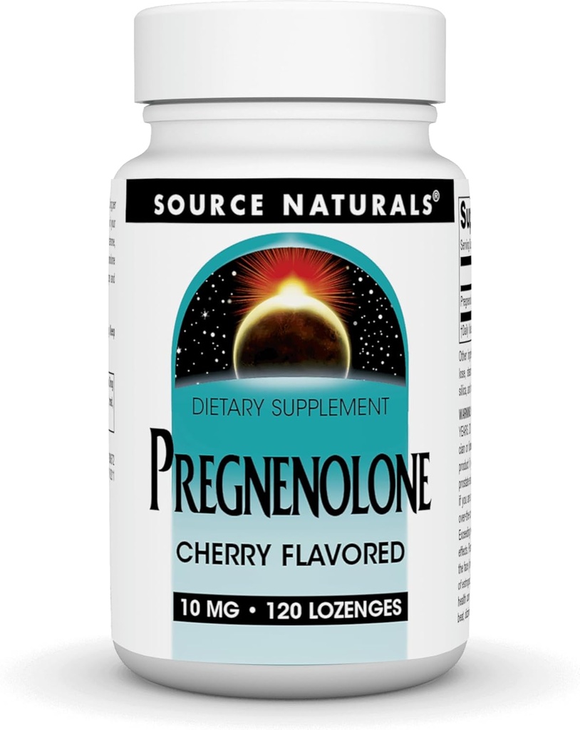 Quelle Naturals Pregnenolone 10 mg - 120 Cherry Flavored Lozenges