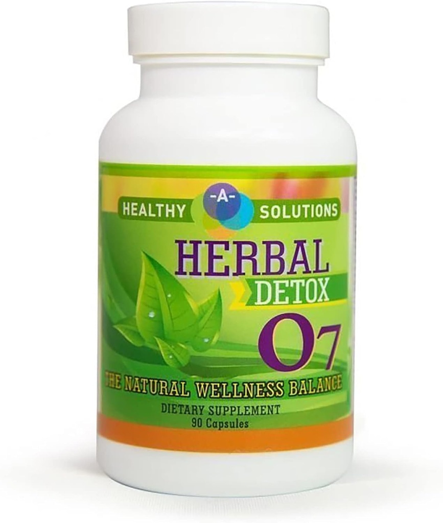 Herbal Detox 07 - Harmonizes Gastrointestinal System - Natürliche Leber & Pankreas Revitalizer- 90 Caps