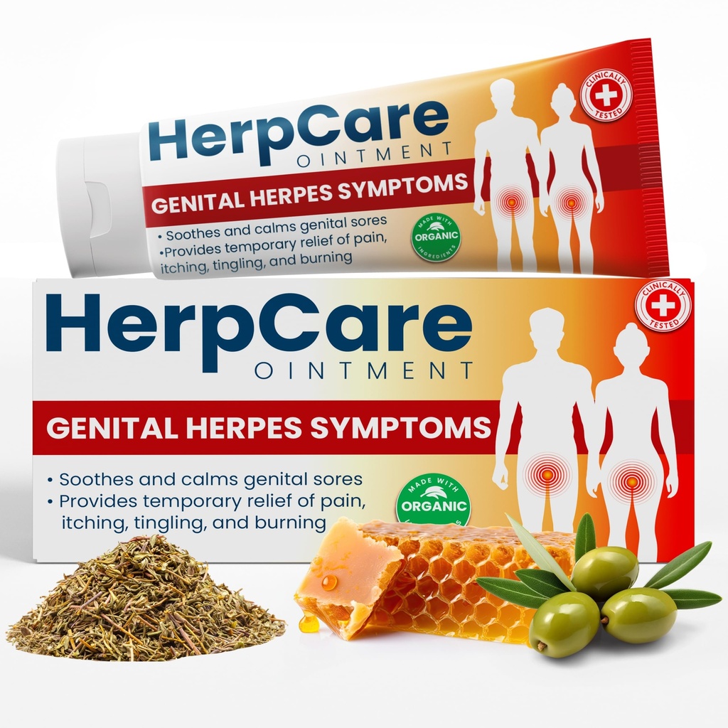 Traitement génital de l'herpès L'onguent d'action rapide de l'herpcare peut être utilisé sur la médecine homéopathique froide.