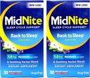 Midnite aide au sommeil pour l'insomnie occasionnelle, 30 comprimés de cerise à croquer (Paquet de valeur de 2)