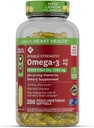 Marque du membre 600mg Oméga-3 de l'huile de poisson avec 50 mcg de vitamine D3 (200 Nombre)