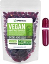 XPRS Nutra Taille 00 Capsules vides - 100 Compte Capsules vides de végétalien - Pilules vides végétariennes - Bricolage Gélule végétale Remplissage- Caps de pilules végétariennes (carotte pulpeuse)