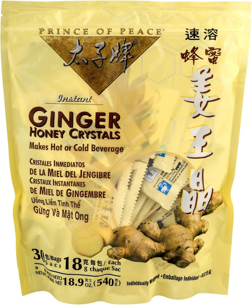 Prinz des Friedens Ginger Honig Kristalle 30 Ct