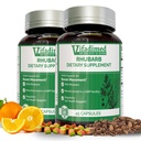 Rhubarb- Kräuter-Beratung Unterstützung, Gut-Motility-Ergänzung, Gentle Non-Laxative, Natürliche Hocker Erweicher, Bloating & Gas Relief, Tägliche Bowel-Bewegung, Kräuter Poop Pillen, 90 Kapseln
