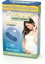Three Lollies Preggie Anti-Nausea Wristbands – Morning Sickness Relief –- Side Effect Free - 2 Count (4 Wristbands) - Blue