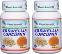 Planet Ayurveda Boswellia Curcumin, 500mg Veg Kapseln - 2 Flaschen