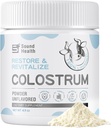 Colostrum Supplement Powder for Humans - Organic Bovine Colostrum Supplement for Gut Health, Hair Growth, Beauty - Unflavored (73 Servings)