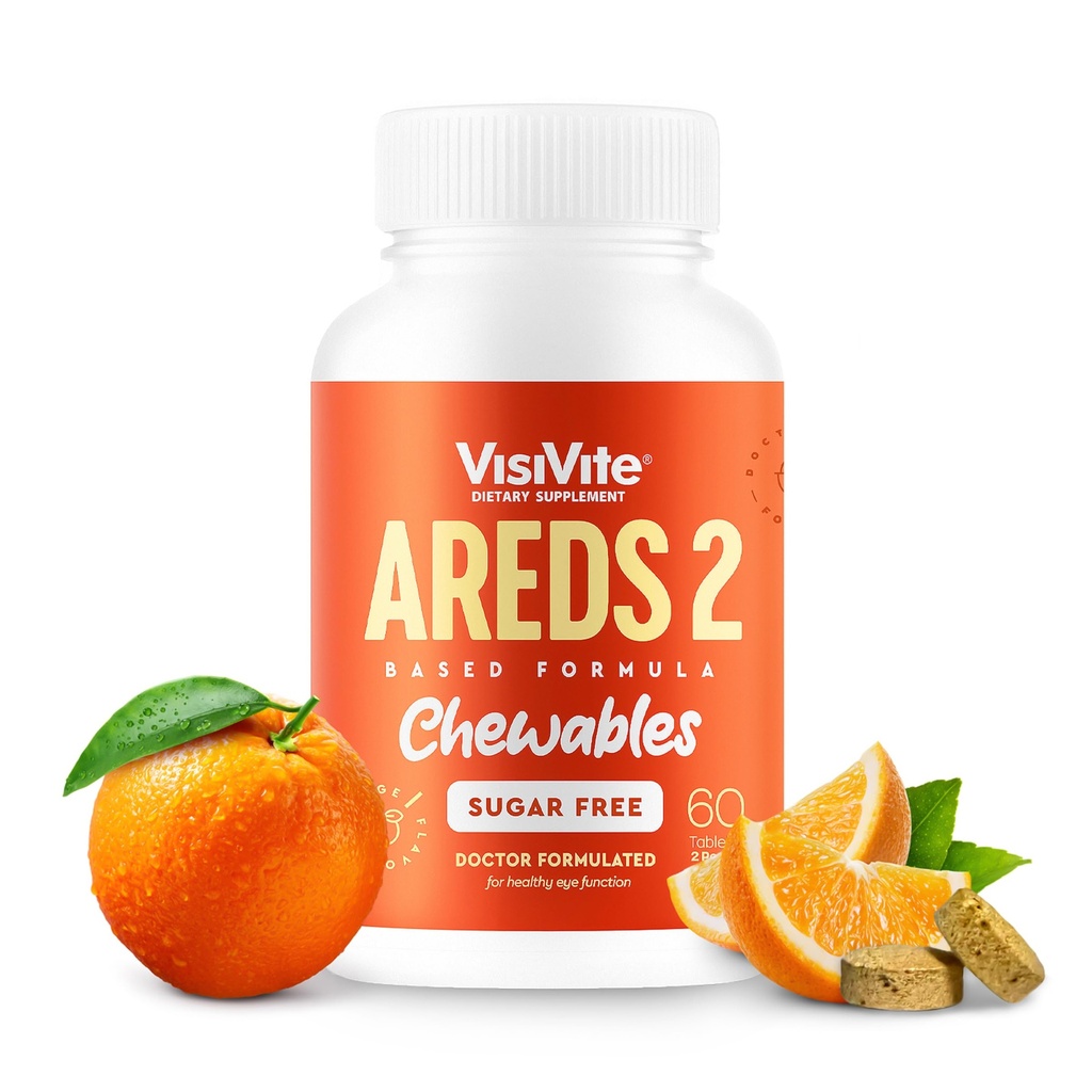 AREDS 2 Zuckerfreie Augen-Vitamine - Alternative zu Lutein-Gummien für Augen - Lutein für Augengesundheit - Premium-zuckerfreie Augen-Vitamine - Augenpflege-Ergänzungen für Erwachsene (Ähnliche Tabletten)