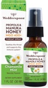 Wedderspoon Propolis et Manuka Honey Throat Spray, Chamomile & Mint, 1 Fl Oz (paquet de 1), Mal de gorge, soutien naturel immunitaire