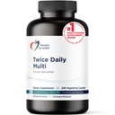 Designs for Health Methylated Multivitamin for Women & Men - Twice Daily Multimineral Supplement & Multivitamin Without Iron + Methylated B12 and Folate, Vitamin C, K, D, E + More (240 Capsules)