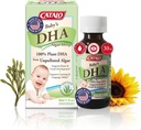 CATALO Baby Algae DHA Tropfen - Pflanzenbasierte Omega-3-Ergänzung für Infants - Kein Fischöl, keine künstlichen Zusatzstoffe - Einfache flüssige DHA-Ergänzungen - 30ml (1 fl oz)