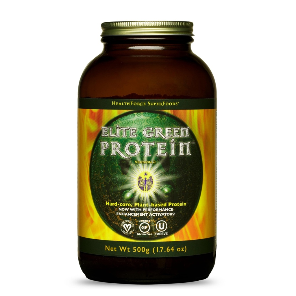 HEALTHFORCE SUPERFOODs Elite Green Protein - 500 g Pulver