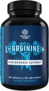 Pre Workout Nitric Oxid Supplement - Extra Strength L Arginine L Citrulline Ergänzung mit Beta Alanine Nitric Oxid Booster für verbesserte Leistung Stärke Vascularity und Muskel Erholung