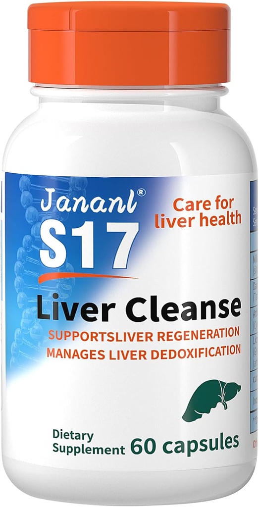 Jananl Liver Cleanse Detox & Repair Milk Thistle Liver-Liver Protection Liquid ist reich an Silymarin und FDP Cell Energy Liquid, mit 15 Flaschen insgesamt 7,5 FI oz - Clearing