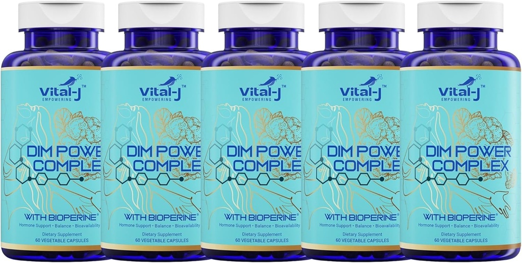 4-in-1 DIM Potent Complex 300mg - Estrogen Balance und Metabolismus, Energy & Menopause Support Supplement mit Bioperine (x4), Calcium und Broccoli Extract - für Damen und Herren 150 Servietten