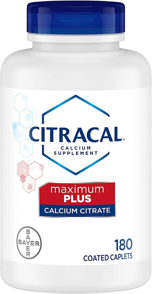 Citracal Calcium Citrat mit Vitamin D beschichteten Caplets 180 Caplets (Pack von 2)