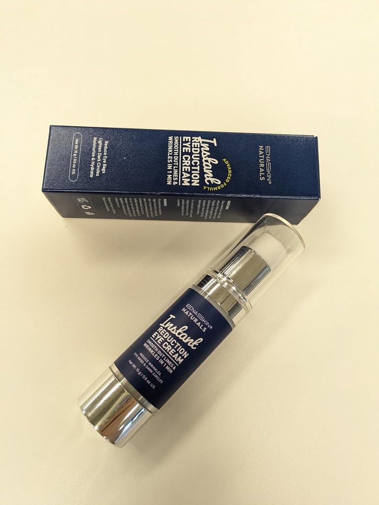 Enaskin Naturals Instant Anti Aging Eye Cream: Rapid Temporay Eye Tightener für Dark Circles, Fine Lines und Puffiness in 60s, Anti Aging Under Eye Cream für Fine Lines und Eye Bags