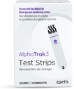 AlphaTrak 3 Bandes d'essai à utiliser avec le système de surveillance du glucose sanguin AT3 pour chats, chiens et chevaux, 50 Nombre