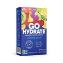GoHydrate Instant Hydration Powder Packets - Low Sodium Electrolytes Drink Mix - Natural Hydration Support, Sugar Free Electrolyte Flavored Powder Drink with Vitamin D, 10 Packs, Mixed