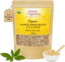 Ashwagandha Root Cut & Sifted 4 oz - USDA Organic Certified Withania Somnifera unterstützt Gesunde Stress Relief, Energie und Schlaf, Groß für Tee und GMO, Vegan, Kosher