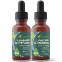 Liposomaler Glutathion, Überlegene Absorption, Flüssiger Glutathion-Zusatz, Leistungsstarker Antioxidant, Leberentgiftung, Immunverbesserer, Sojafrei, Non-GMO, Vegan & Gluten Fre, 4 Flo.oz,1500 mg